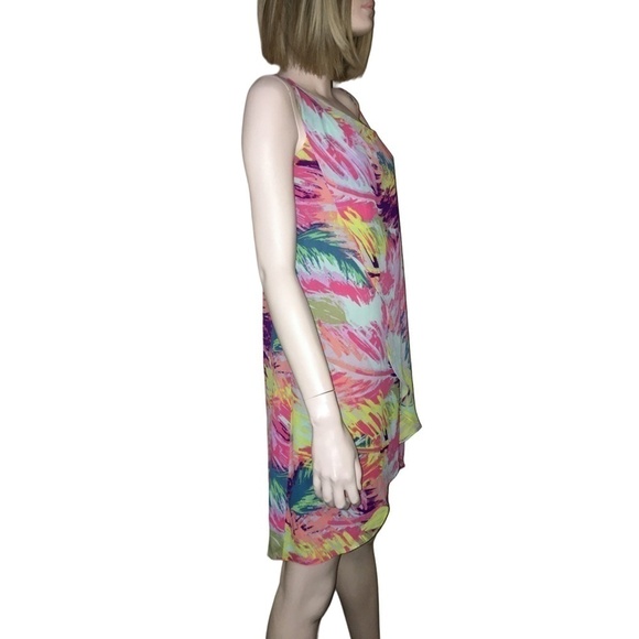 π
ΊBCBG MaxAzria Alyssa Dress Draped One Shoulder Shift - Picture 5 of 13